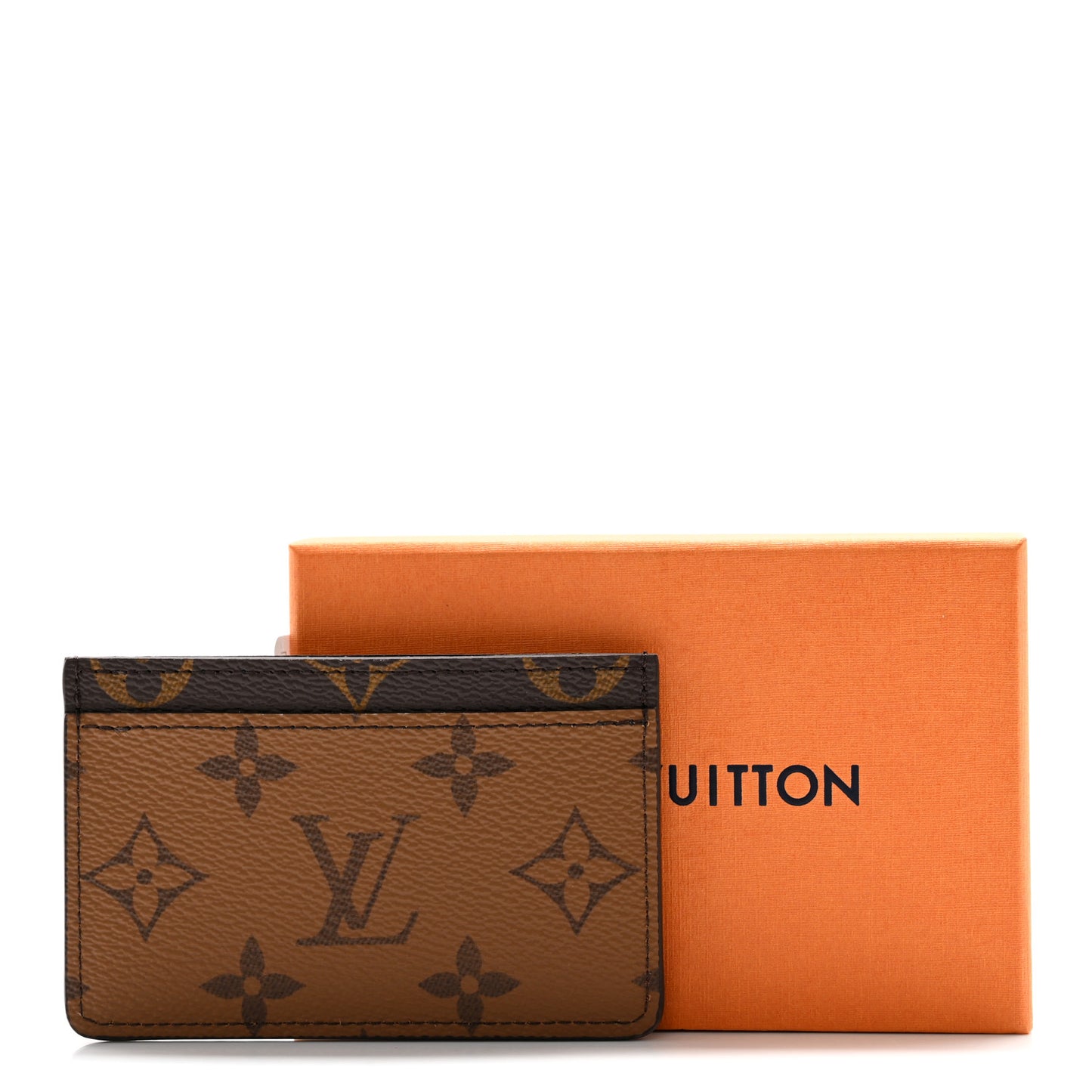 Reverse Monogram Card Holder