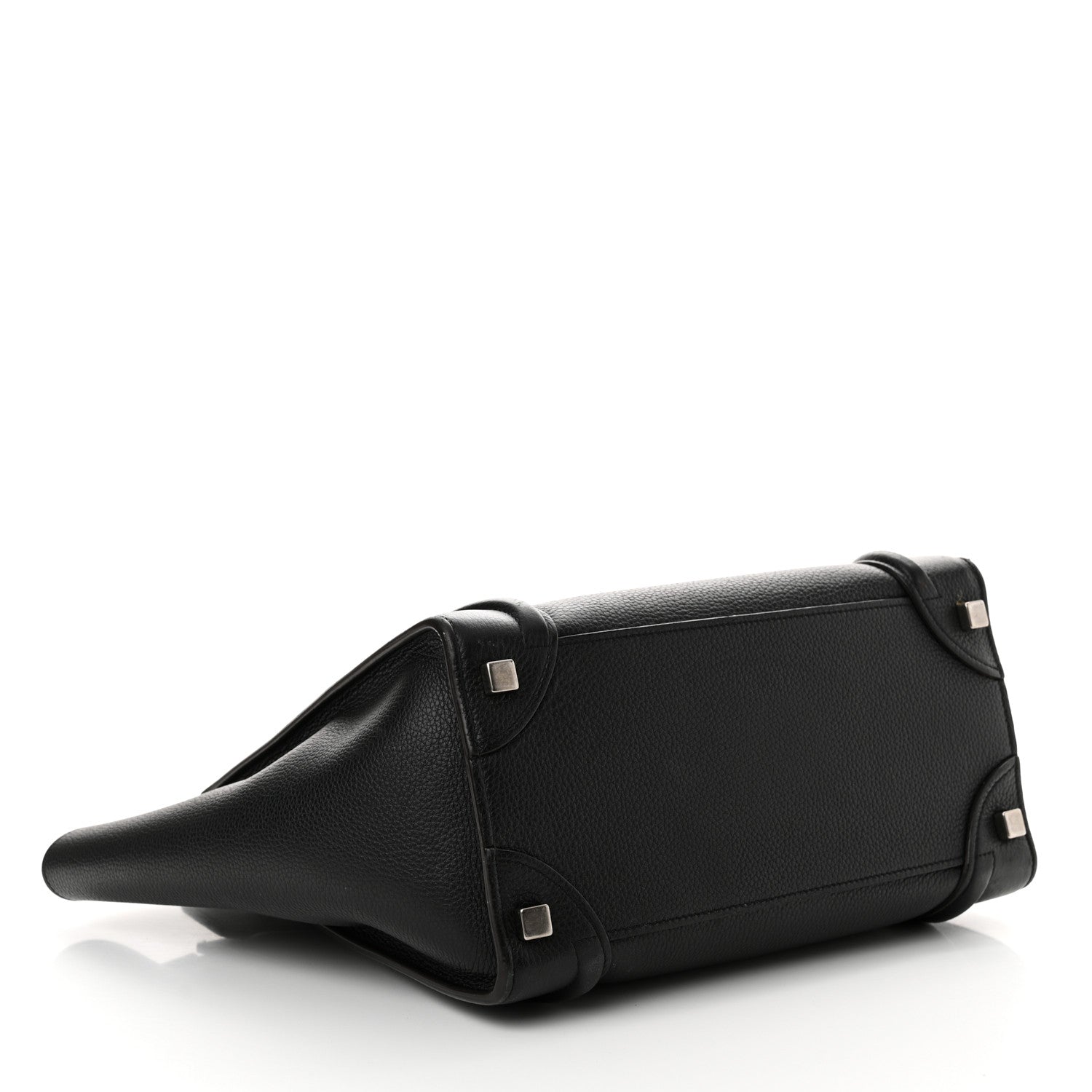 Celine Drummed Calfskin Micro Luggage Black 4 of 19