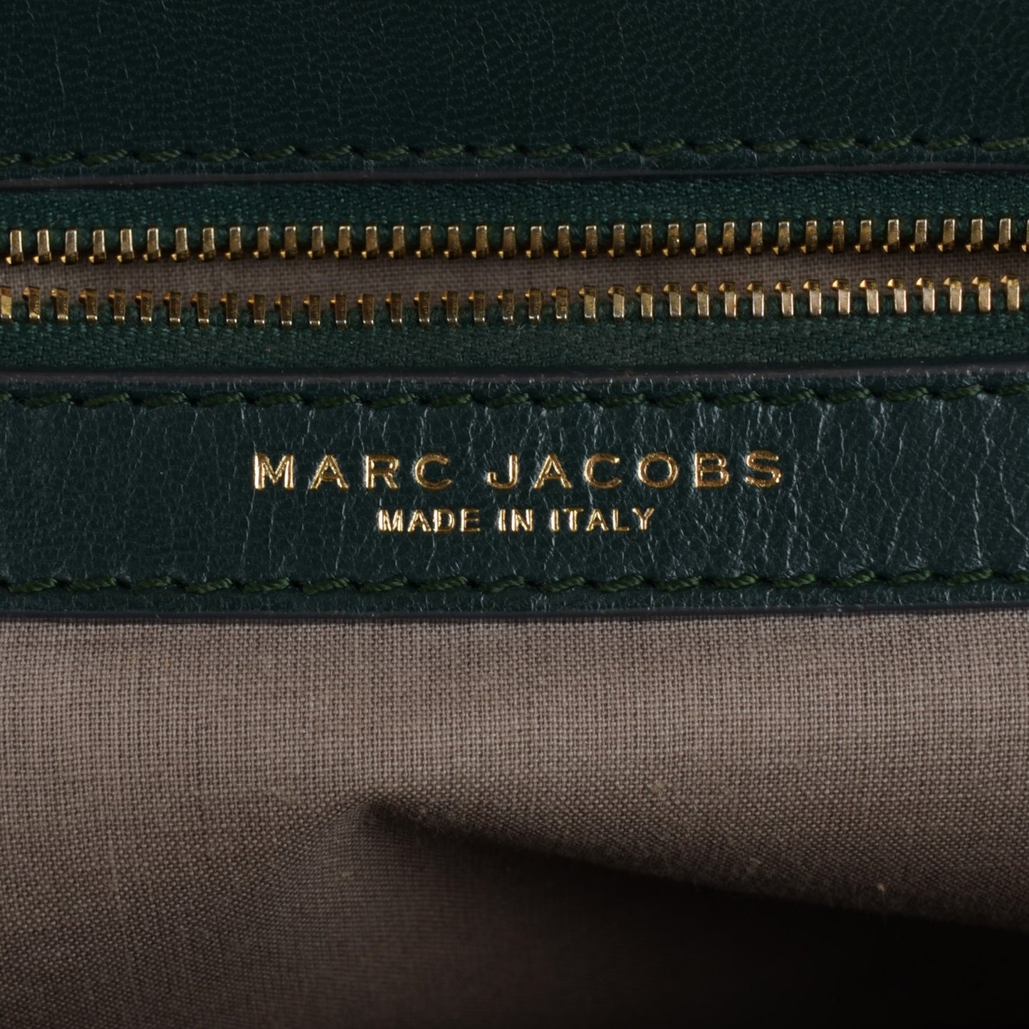 Calfskin Quilted Stam Green