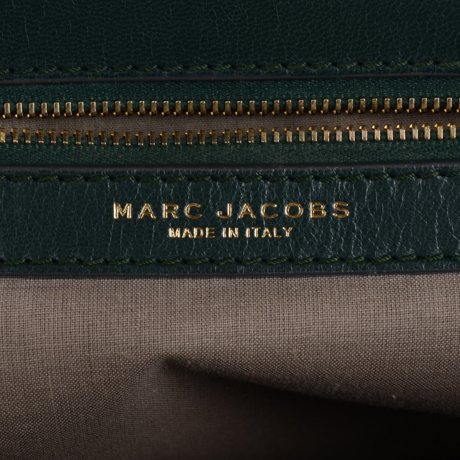 Marc Jacobs Calfskin Quilted Stam Green 6 of 9