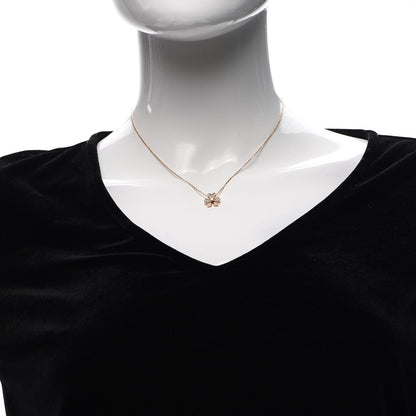 Van Cleef & Arpels 18K Rose Gold Diamond Mini Frivole Pendant Necklace 2 of 6