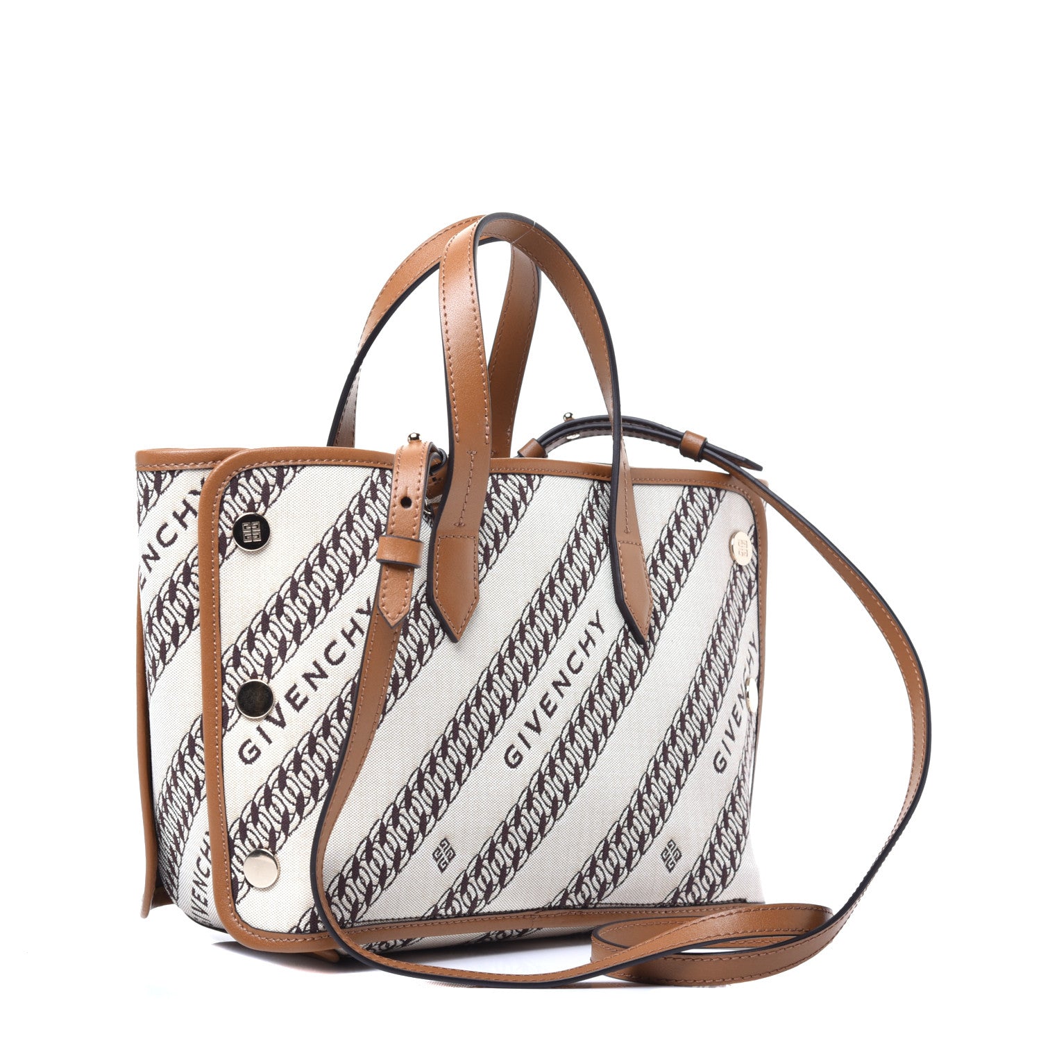 Givenchy Canvas Mini Bond Shopper Tote Beige 3 of 8