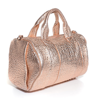 Alexander Wang Pebbled Lambskin Rocco Rose Gold Hardware 3 of 9