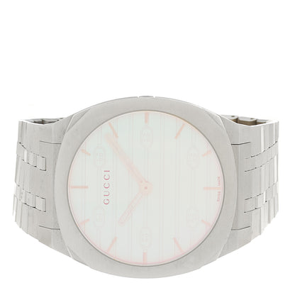 Gucci Stainless Steel 38mm 25H Quartz Watch Light Blue 4 of 7