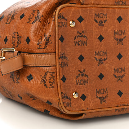 MCM Visetos Essential Drawstring Bucket Bag Cognac 8 of 21