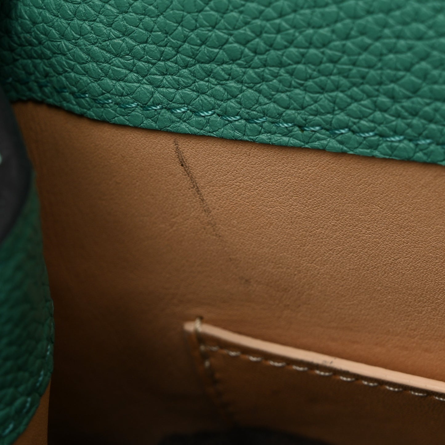 Taurillon Blush Calfskin Gabby BB Turquoise