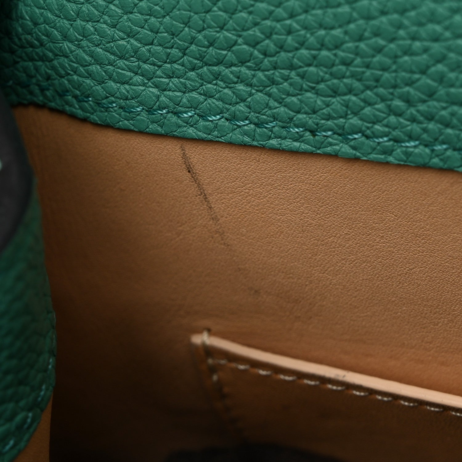 Moynat Taurillon Blush Calfskin Gabby BB Turquoise 12 of 12