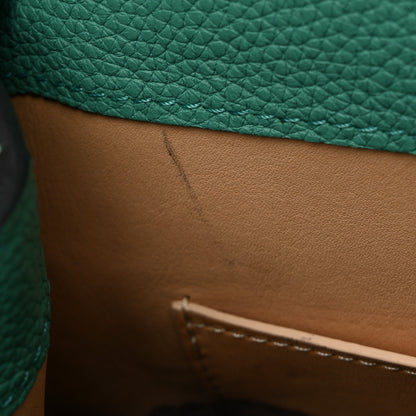 Moynat Taurillon Blush Calfskin Gabby BB Turquoise 12 of 12