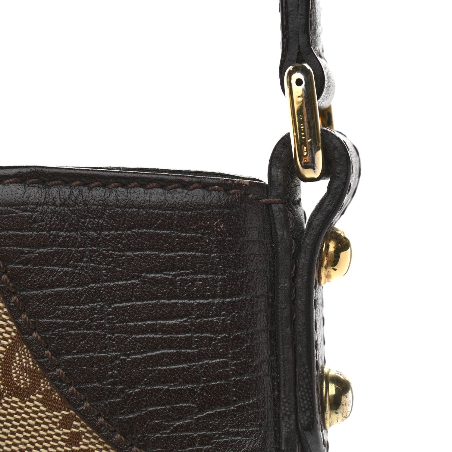 Gucci Monogram Hasler Hobo Dark Brown 11 of 13