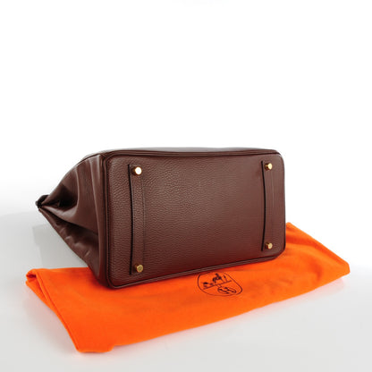 Hermes Ardennes Birkin 35 Chocolate 4 of 15