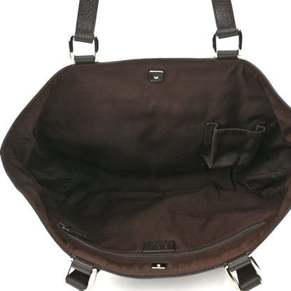 Gucci Monogram Abbey D Ring Tote Dark Brown 5 of 10