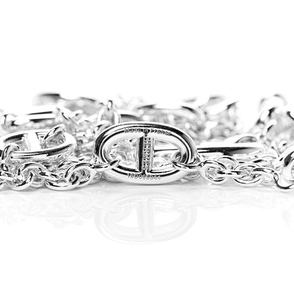 Hermes Sterling Silver Farandole Necklace 120 5 of 6