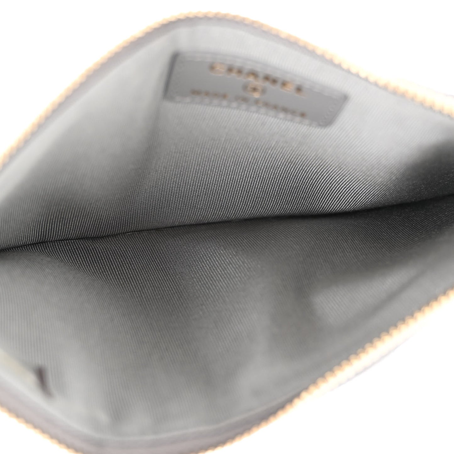 Caviar Quilted Classic iPhone Pouch Grey