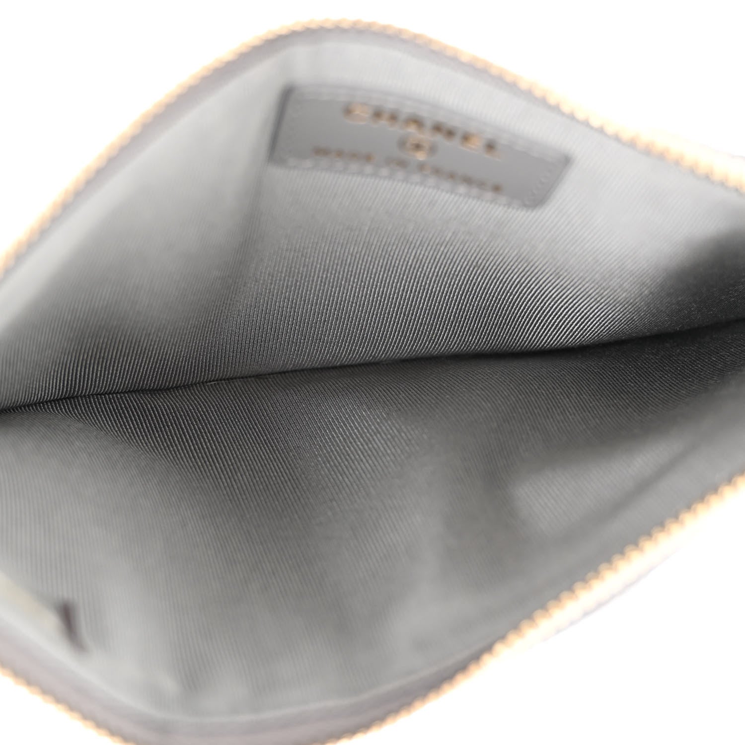 Chanel Caviar Quilted Classic iPhone Pouch Grey 5 of 10