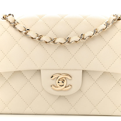 Chanel Caviar Quilted Small Double Flap White 8 of 11