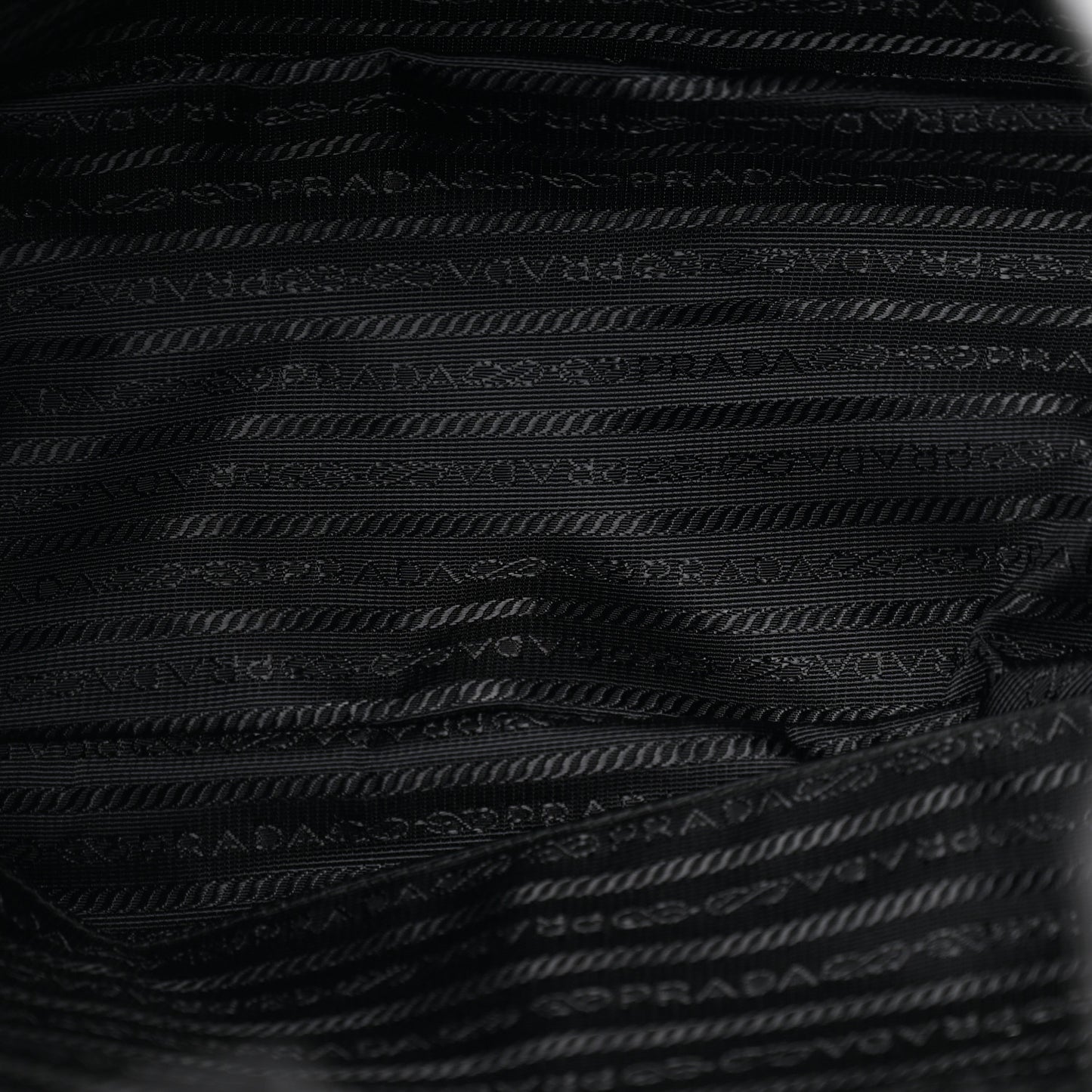 Tessuto Nylon Saffiano Medium Backpack Black