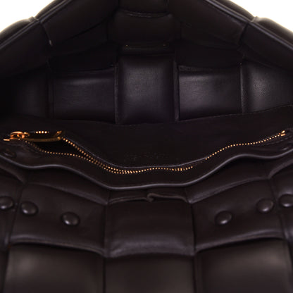 Bottega Veneta Lambskin Maxi Intreccio Padded Chain Cassette Crossbody Bag Black 4 of 12