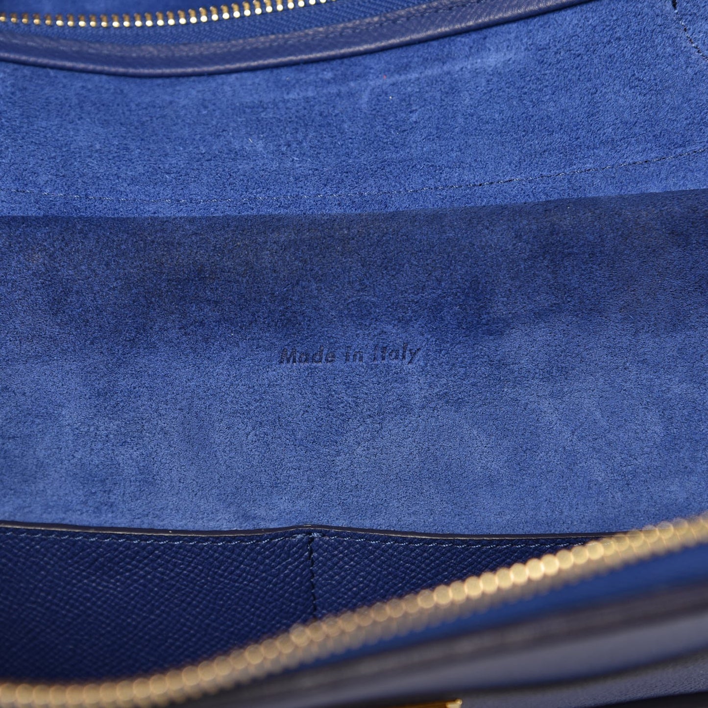 Grained Calfskin Mini Belt Bag Indigo