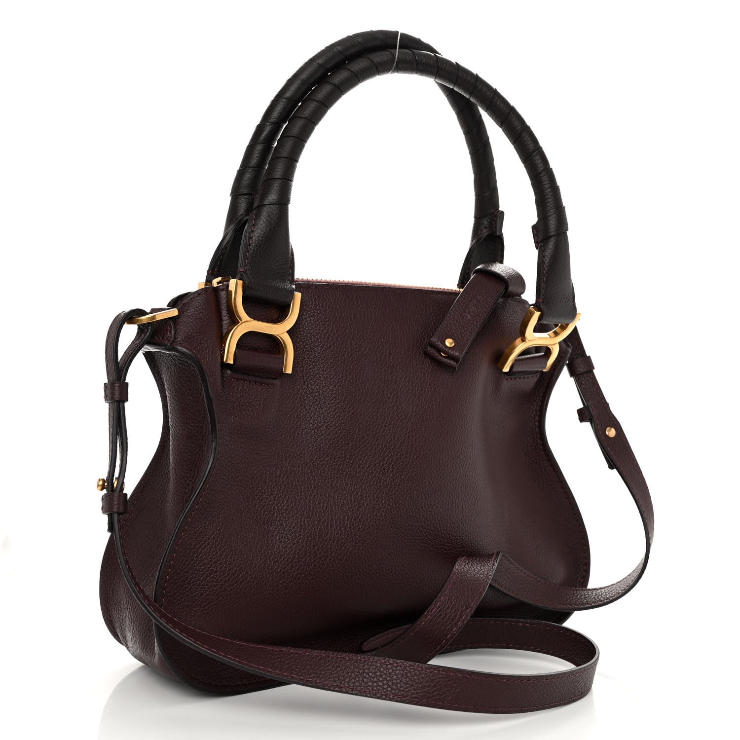 Chloe Calfskin Small Marcie Satchel Intense Violine 2 of 9