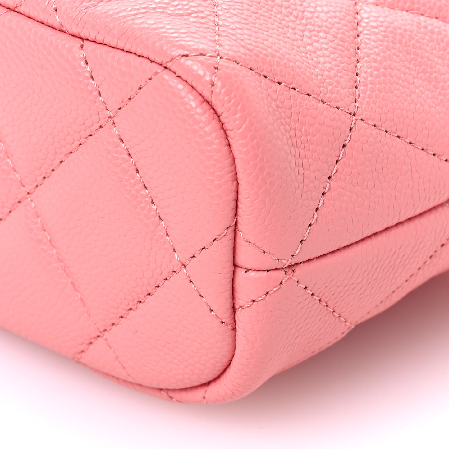 Caviar Quilted Hobo Pink