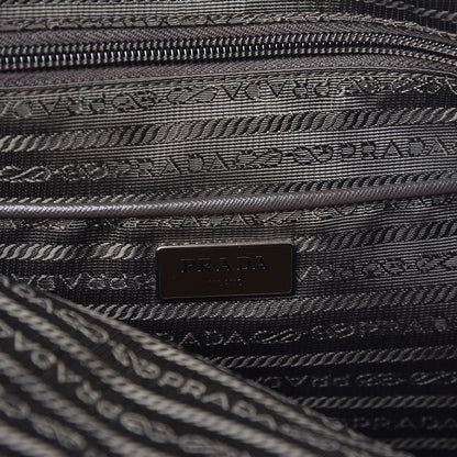 Prada Tessuto Stampato Nylon Saffiano Print Tote Cacao 7 of 10