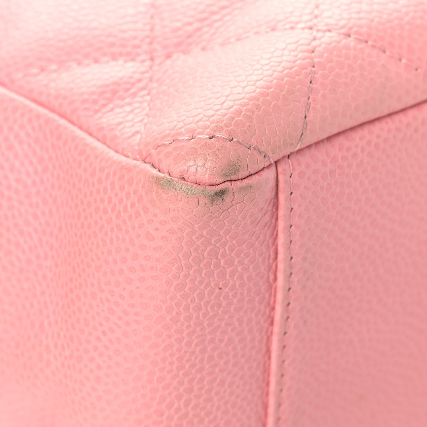 Chanel Caviar Quilted Petit Shopping Tote PST Pink 8 of 19