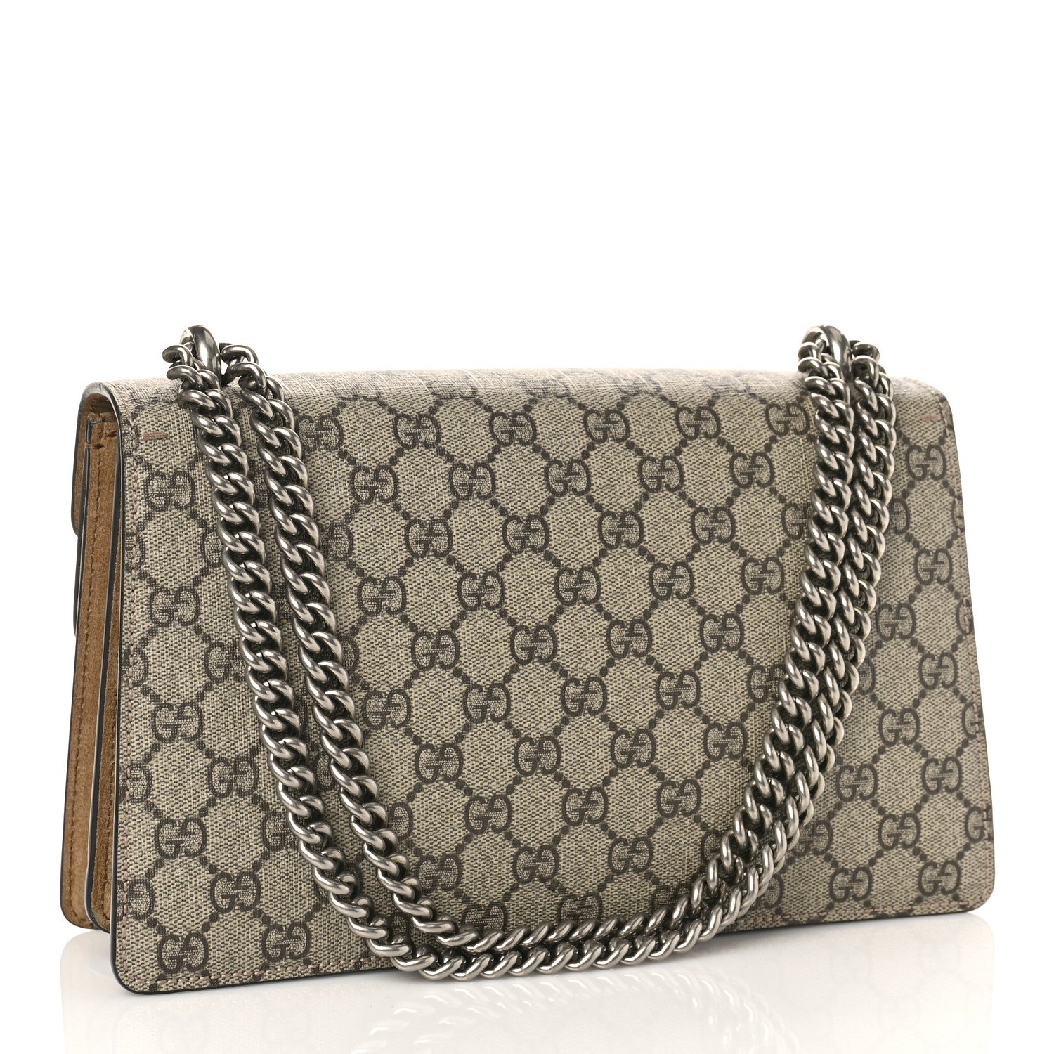 Gucci GG Supreme Monogram Small Dionysus Shoulder Bag Taupe 3 of 14