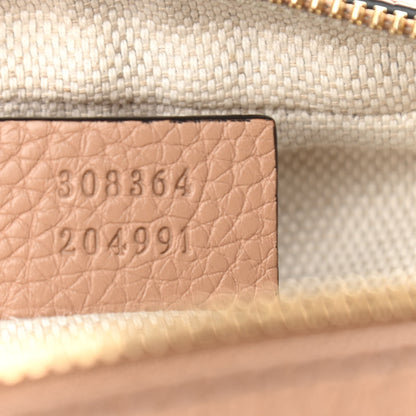Gucci Pebbled Calfskin Small Soho Disco Bag Camelia 6 of 10