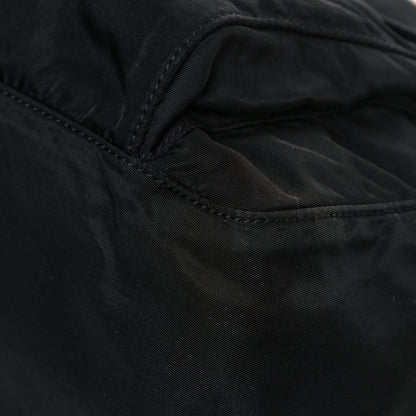 Prada Tessuto Nylon Single Buckle Messenger Bag Black 9 of 15