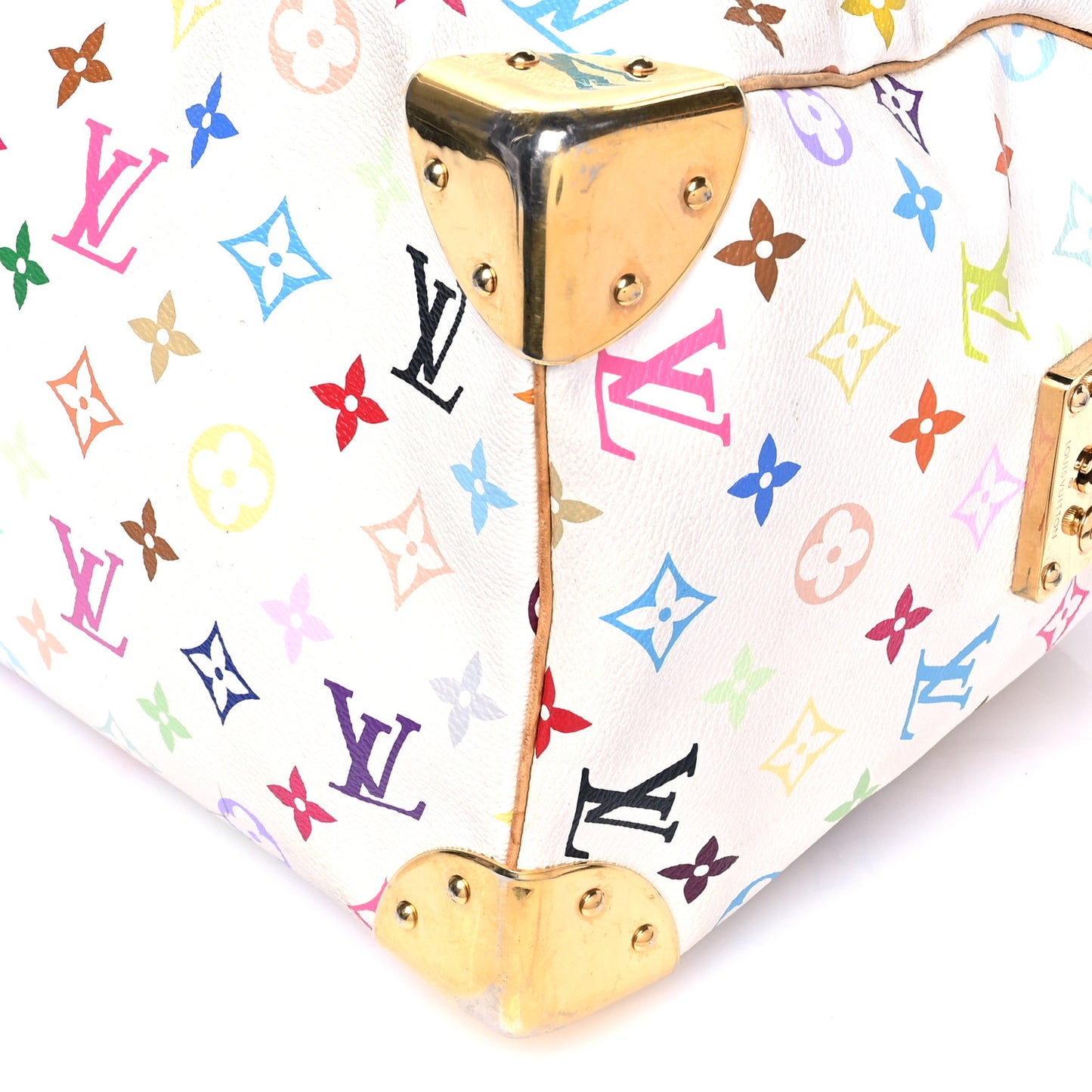 Monogram Multicolor Speedy 30 White
