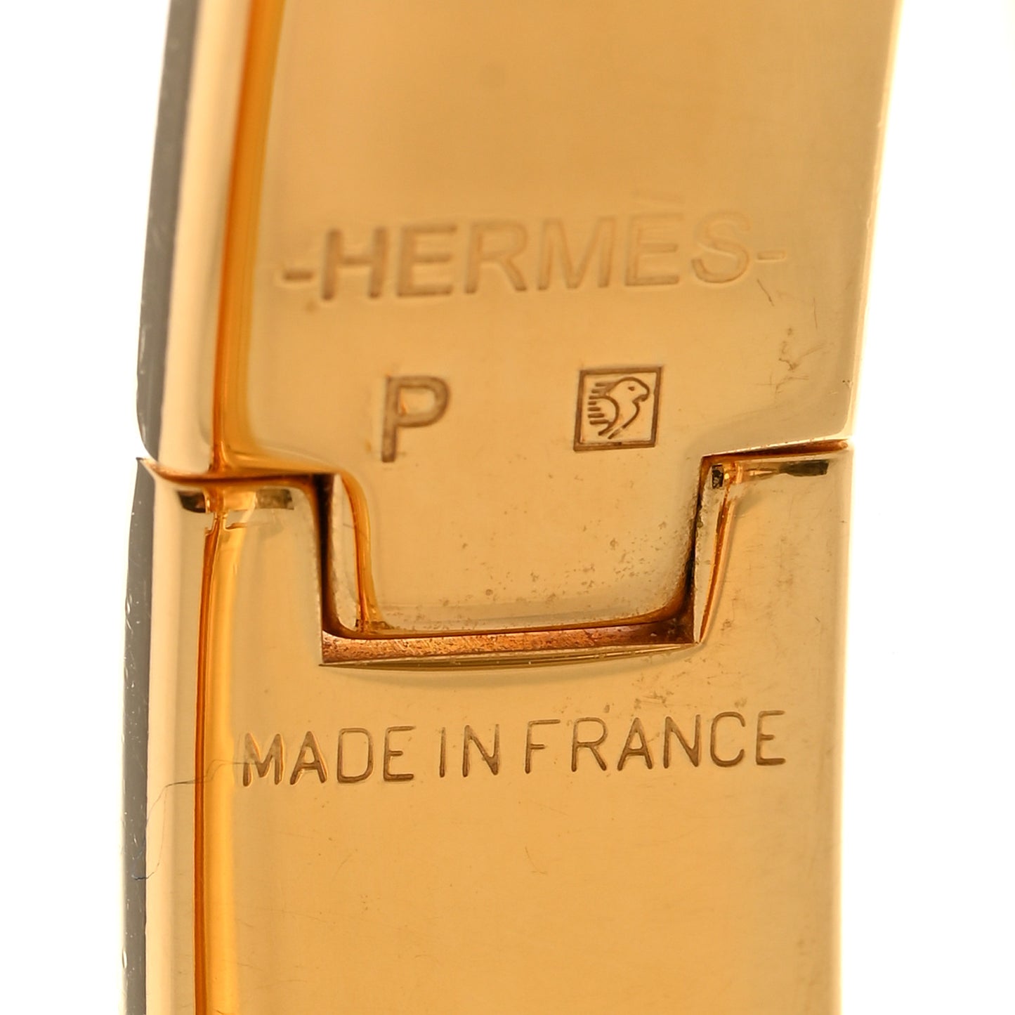Enamel Narrow Clic Clac H Bracelet PM Black