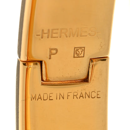 Hermes Enamel Narrow Clic Clac H Bracelet PM Black 4 of 5