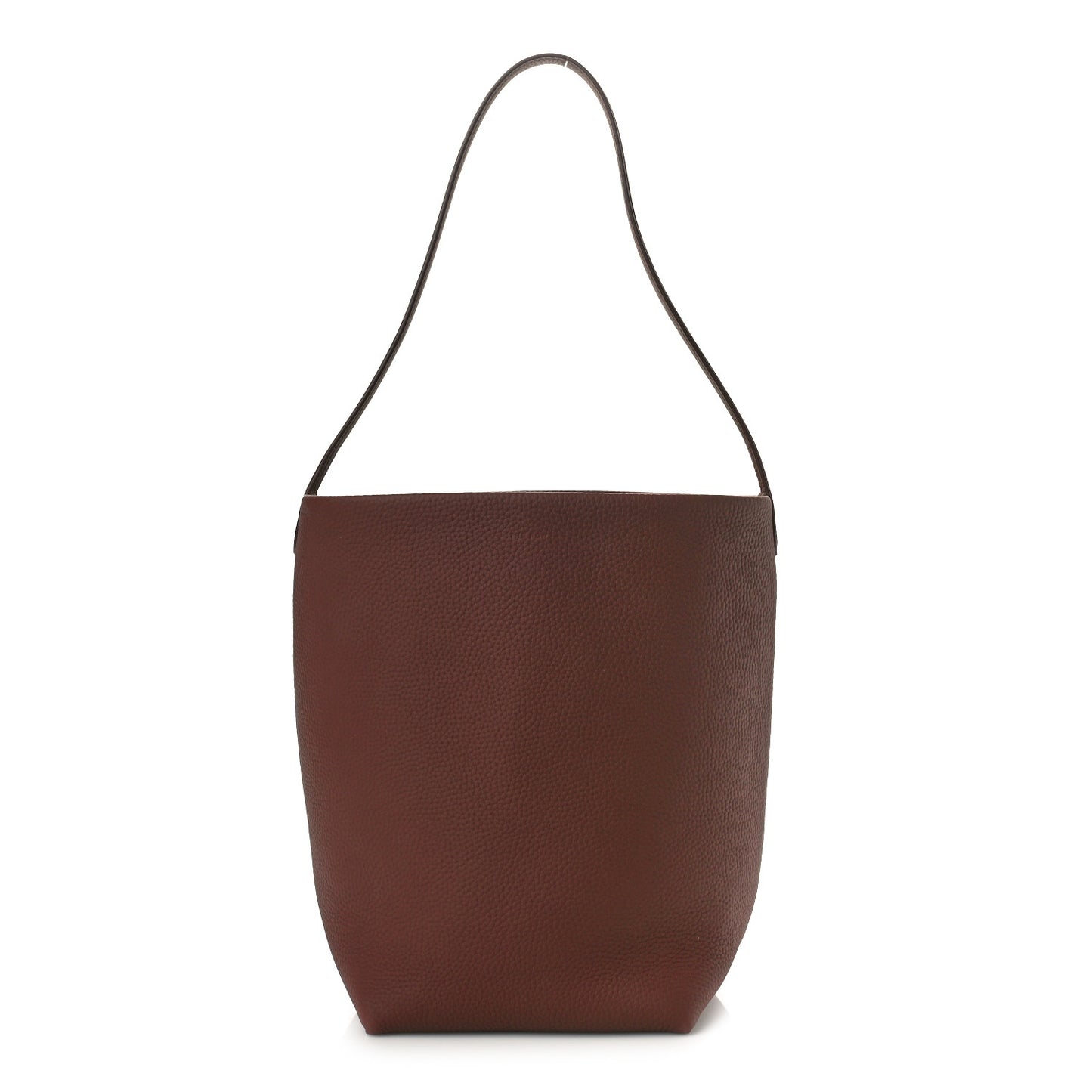 Grained Calfskin Medium N/S Park Tote Cognac