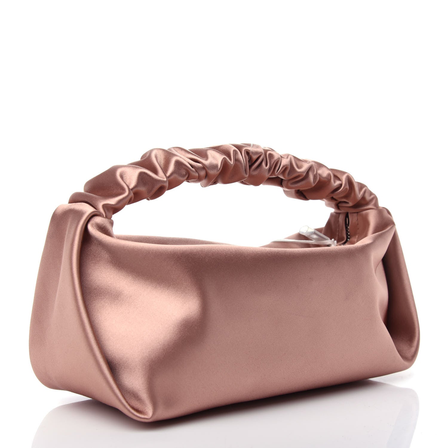 Alexander Wang Satin Mini Scrunchie Bag Sand Stone 3 of 9