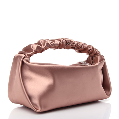 Alexander Wang Satin Mini Scrunchie Bag Sand Stone 3 of 9
