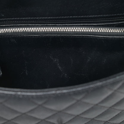 Chanel Caviar Lizard Quilted Medium Coco Handle Flap Black 11 of 13