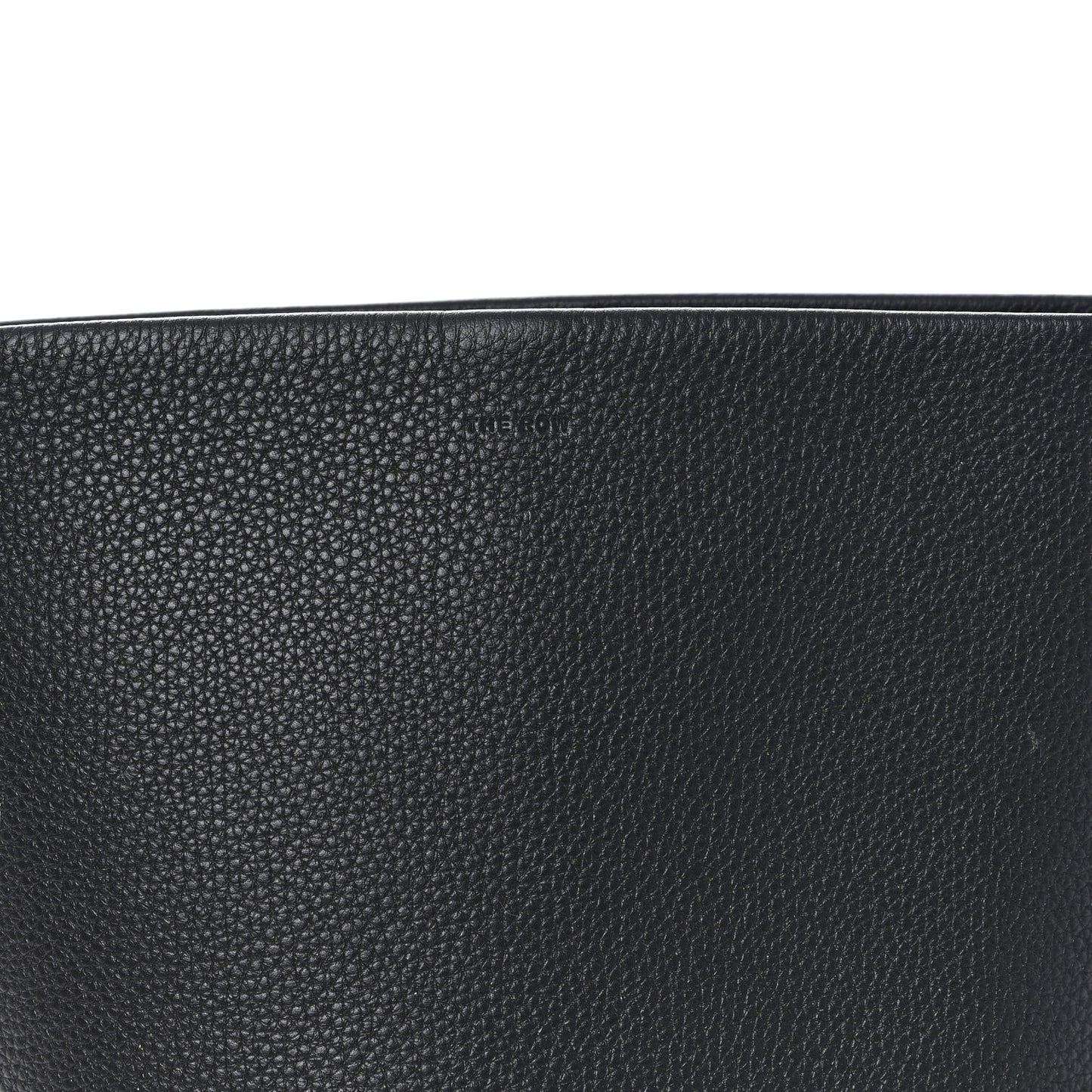 Grained Calfskin Medium N/S Park Tote Black