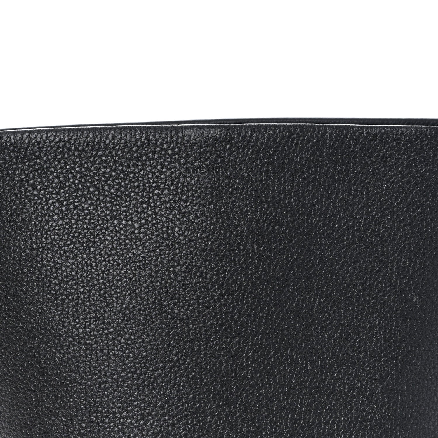 The Row Grained Calfskin Medium N/S Park Tote Black 7 of 9