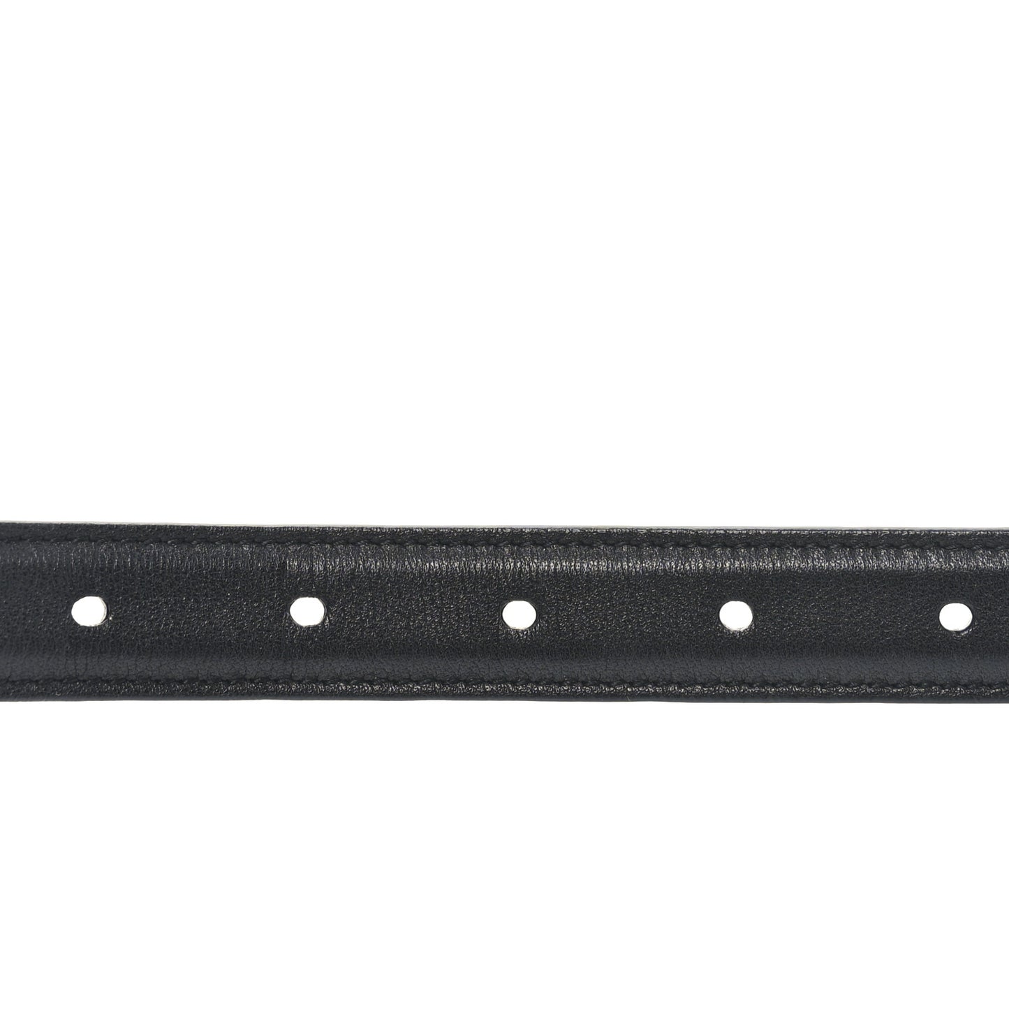 Smooth Calfskin Monogram Square Buckle Belt 75 30 Black