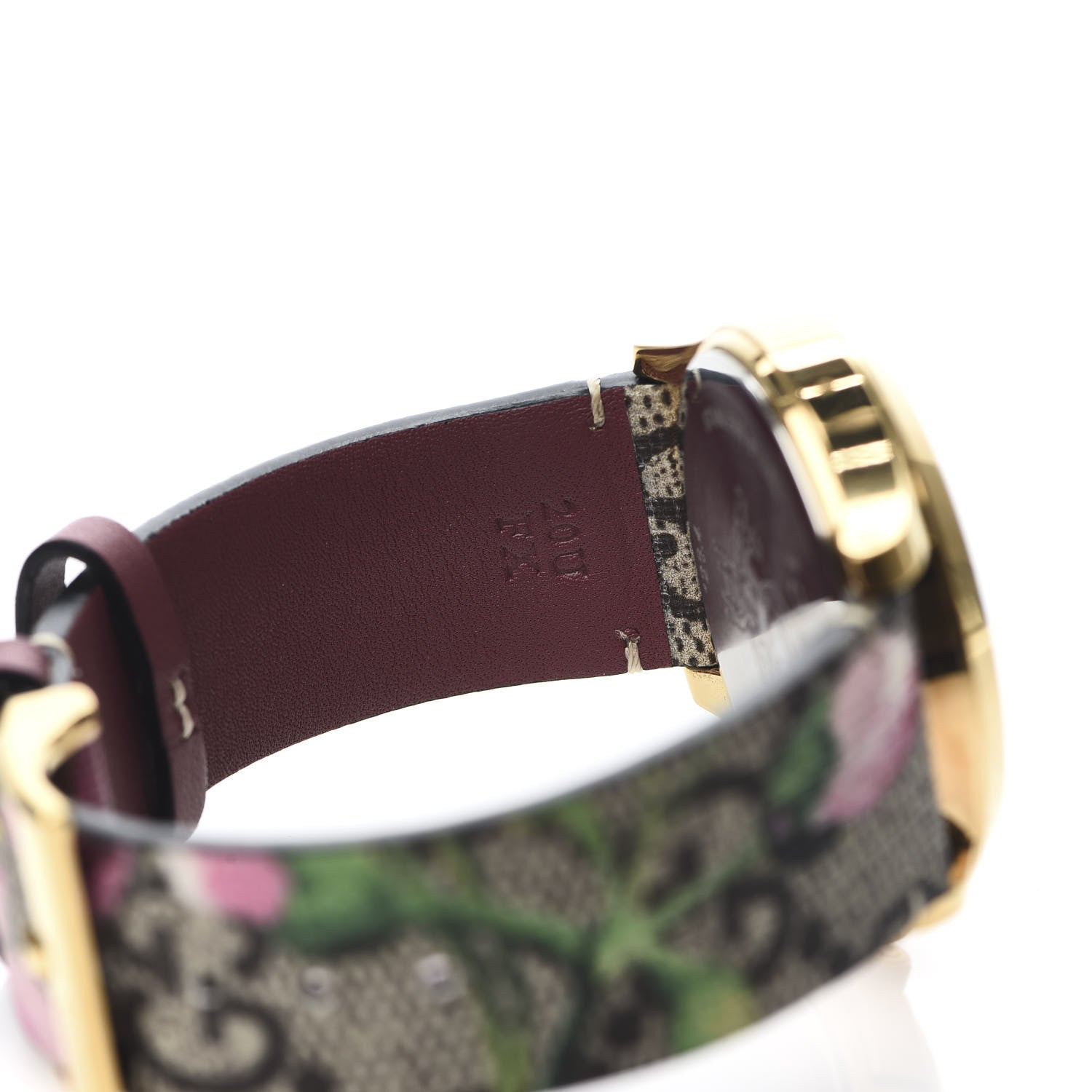Gucci Stainless Steel Canvas 38mm G-Timeless Supreme GG Blooms Quartz Watch Brown 7 of 8