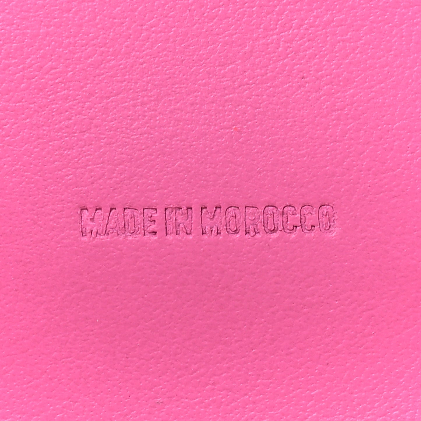 Raffia Le Petit Panier Soli Neon Pink