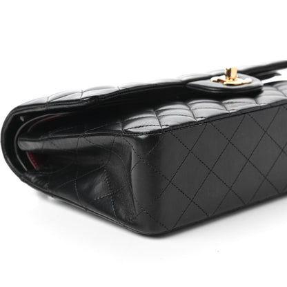 Chanel Lambskin Quilted Medium Double Flap Black 6 of 10