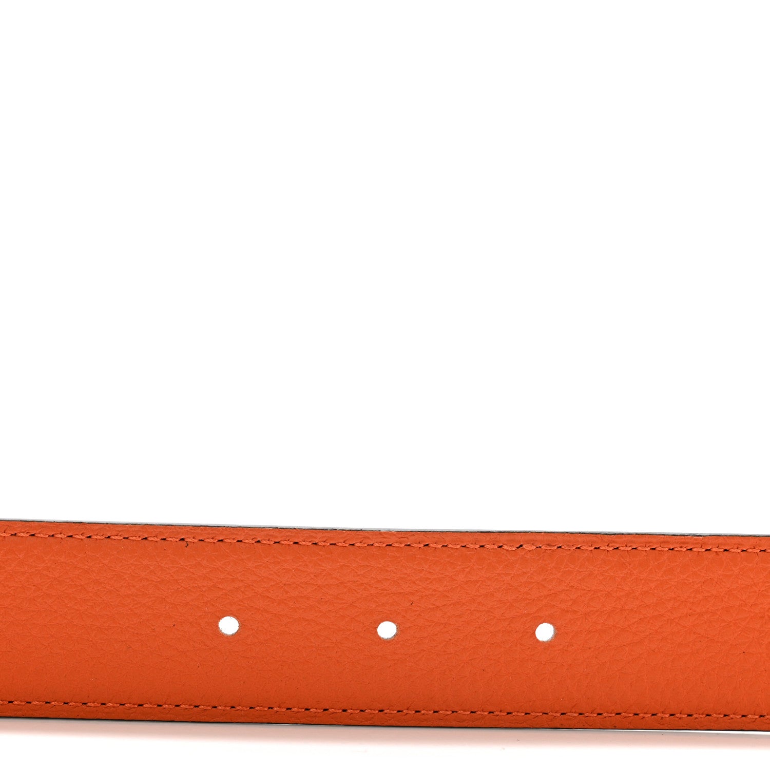 Hermes Box Togo 32mm Constance Martelee H Belt 85 34 Black Orange 4 of 6