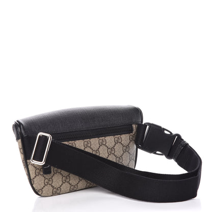 Gucci GG Supreme Monogram Belt Bag Black 3 of 10