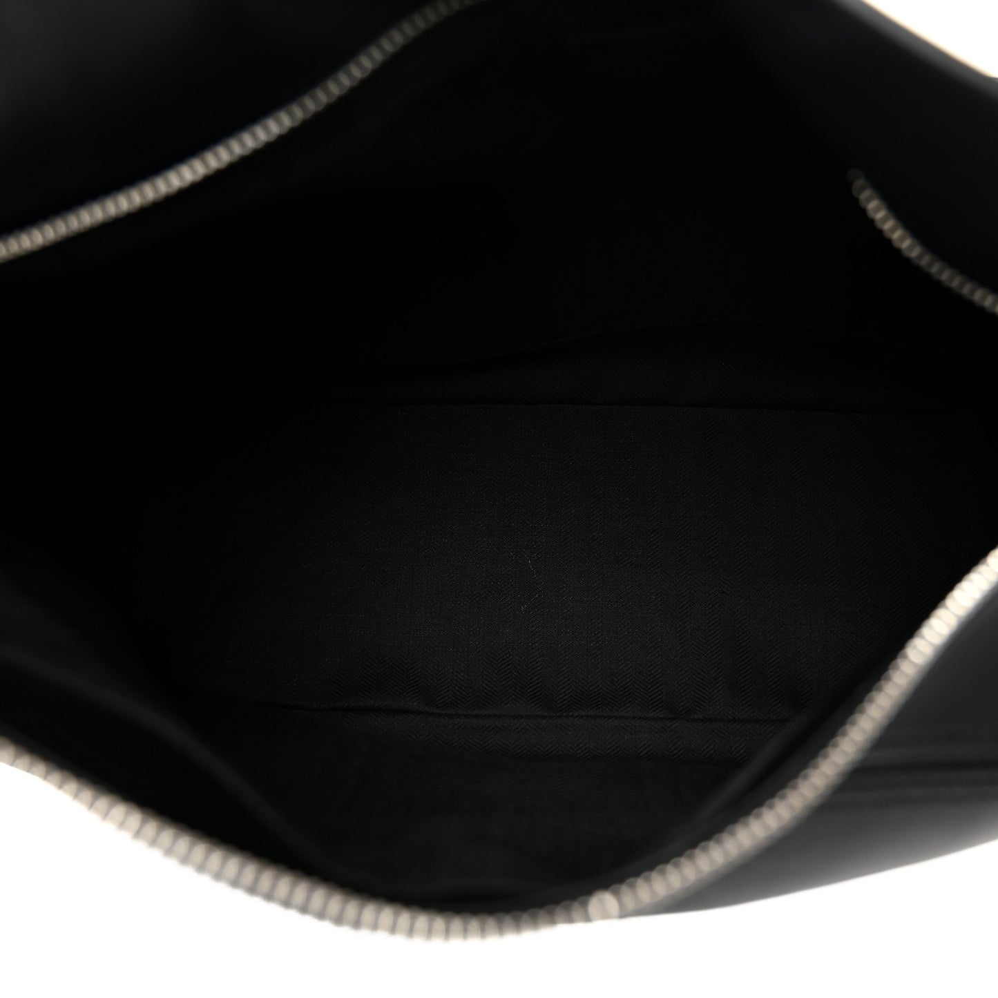 Shiny Calfskin Large Puzzle Biker Bag Black
