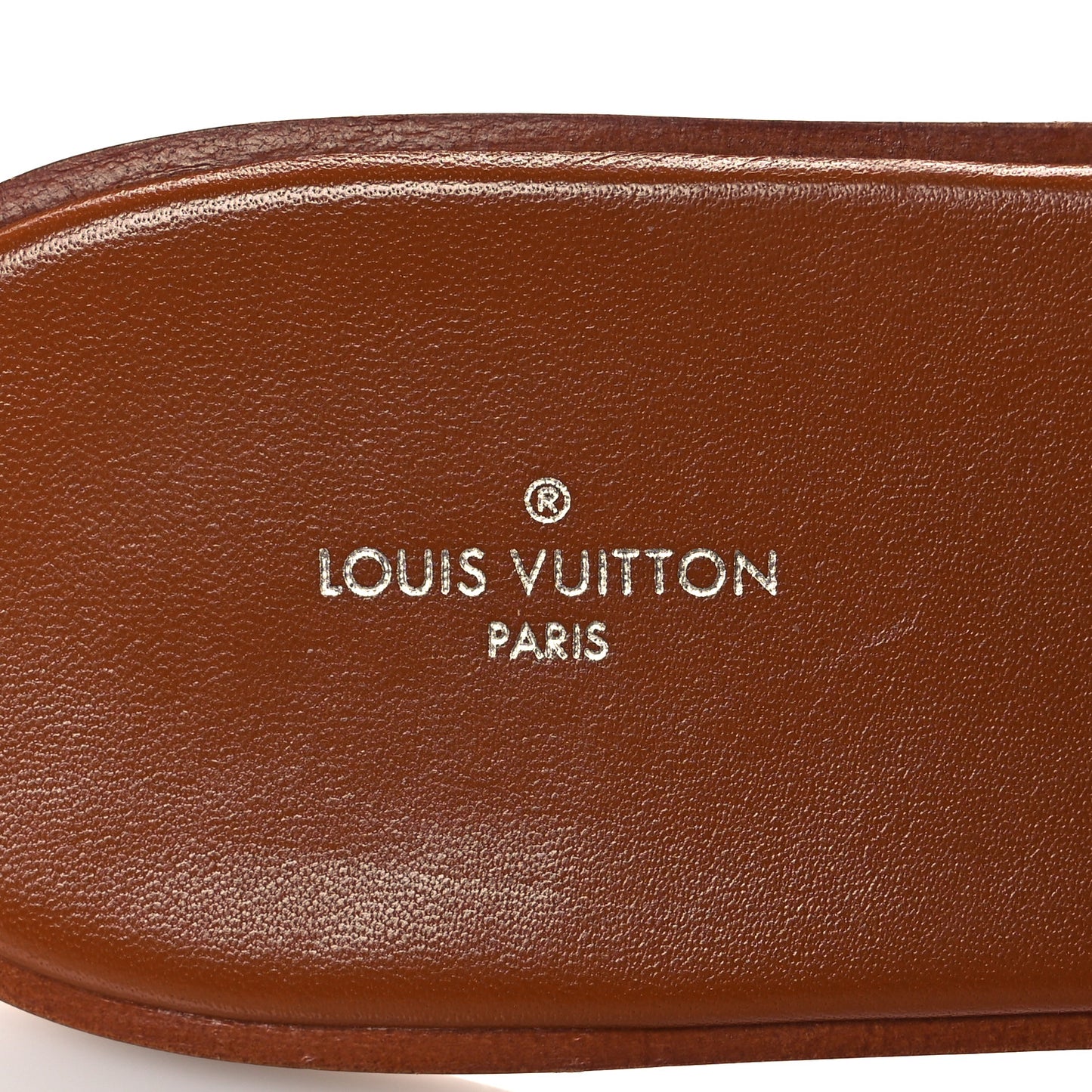 Patent Monogram Lock It Flat Mule 40 Cacao
