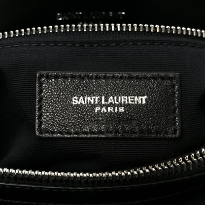 Saint Laurent Calfskin Y Quilted Monogram Medium Loulou Chain Satchel Black 12 of 21
