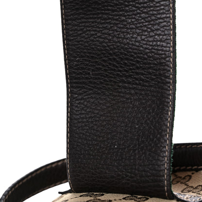 Gucci Monogram New Ladies Web Tote Dark Brown 17 of 24