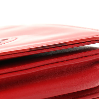 Chanel Patent Strass Wallet On Chain WOC Red 12 of 15