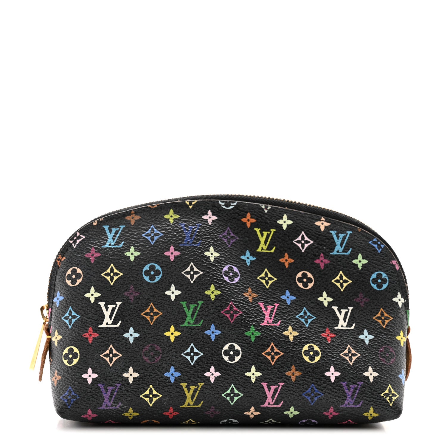 Louis Vuitton Monogram Multicolor Cosmetic Pouch Black Grenade 1 of 10